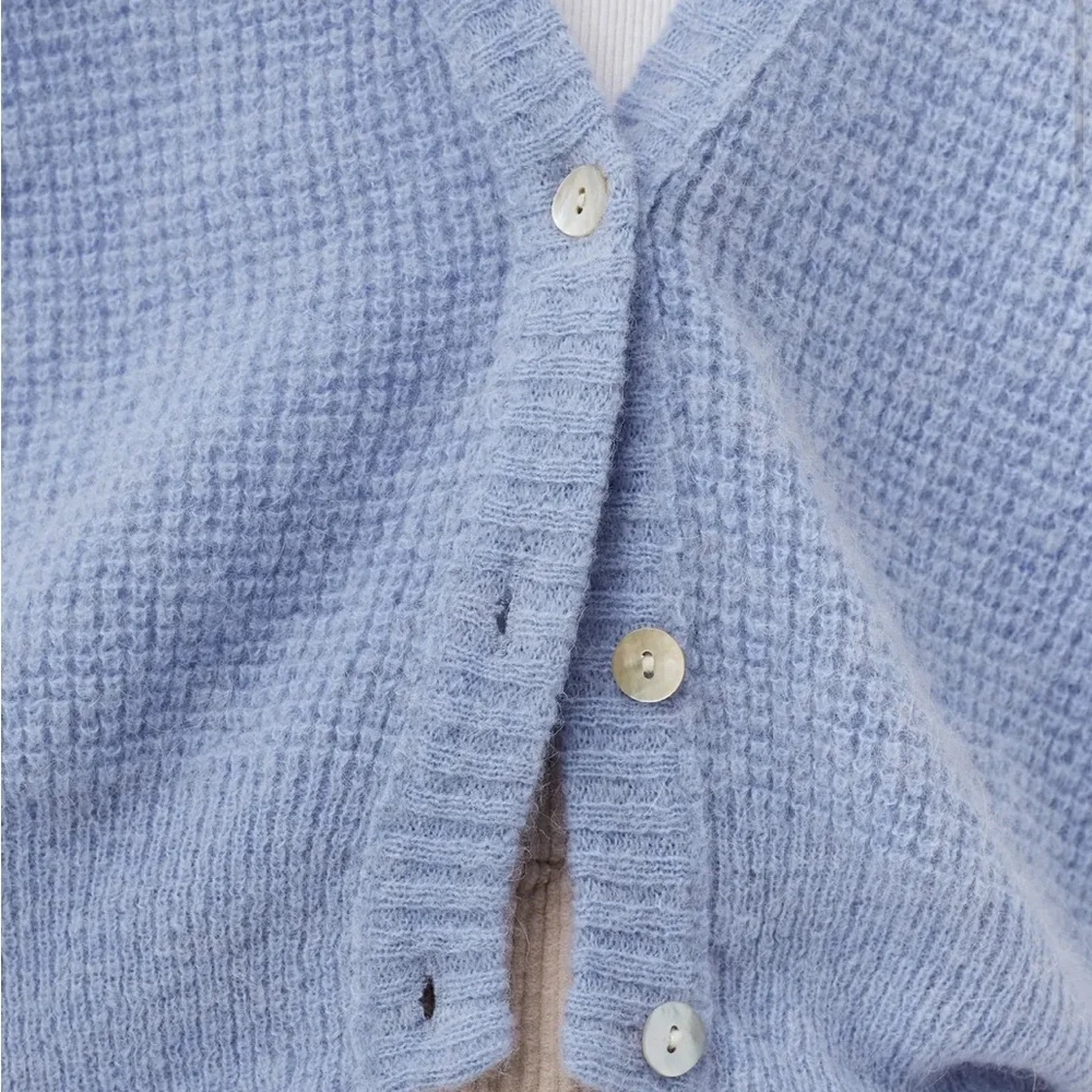 American Vintage yellow cardigan sweater - Picture 9 of 9
